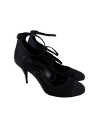 Chanel Satin Heels 38