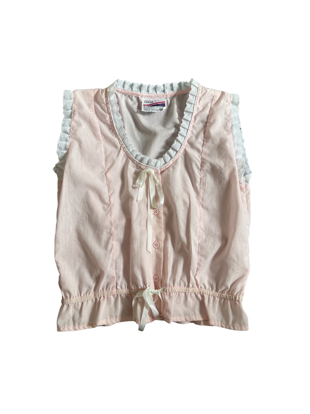 Vintage Pink Cotton Top