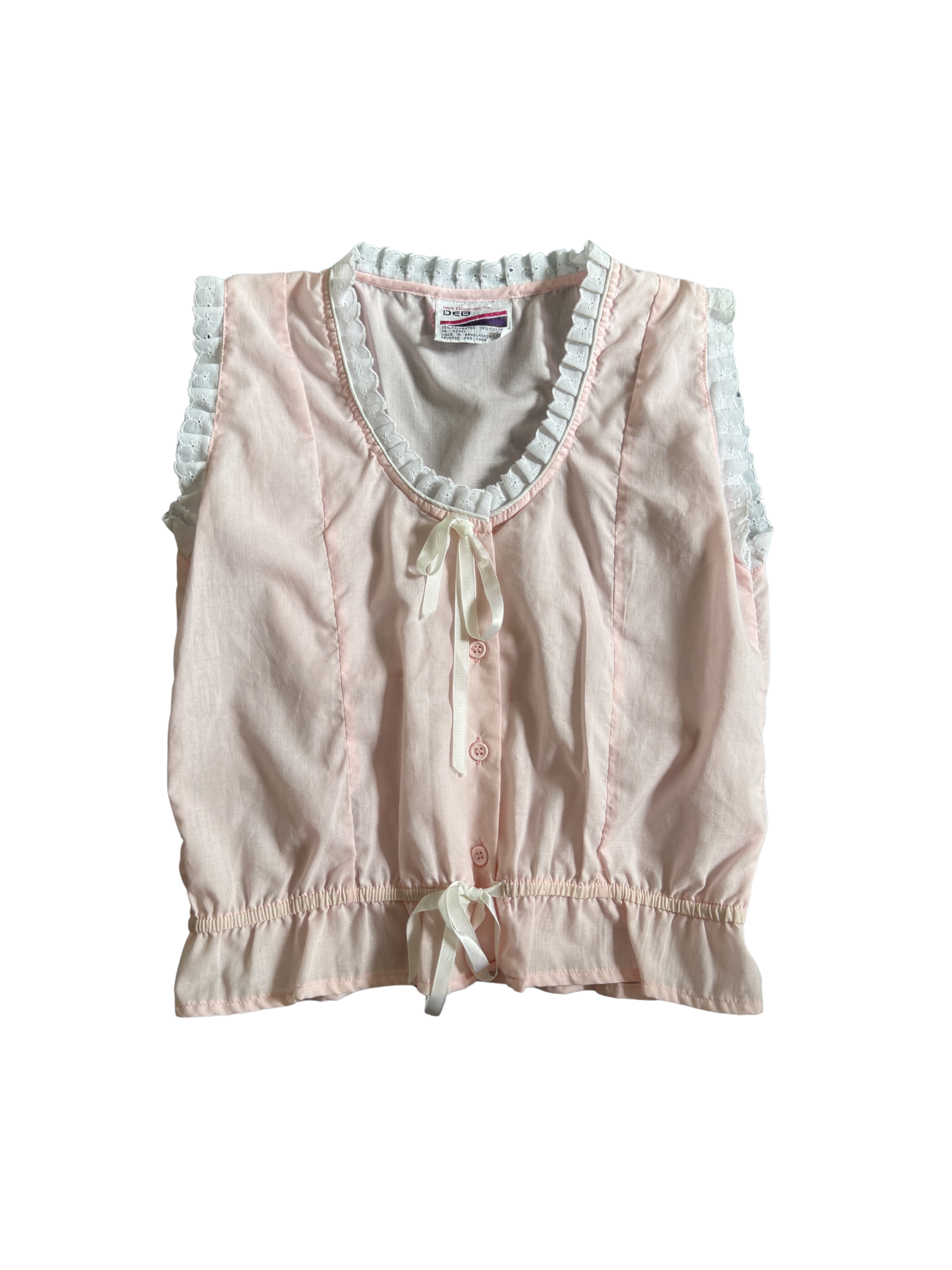 Vintage Pink Cotton Top
