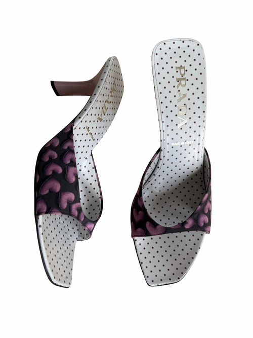 Prada S/S2000 Pink Heart Heels – Wishlist Vintage