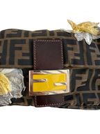 Fendi Zucca Mama Baguette Shoulder Bag