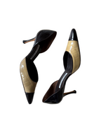 Manolo Blahnik Patent Leather D'Orsay Heels 40