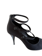 Chanel Satin Heels 38