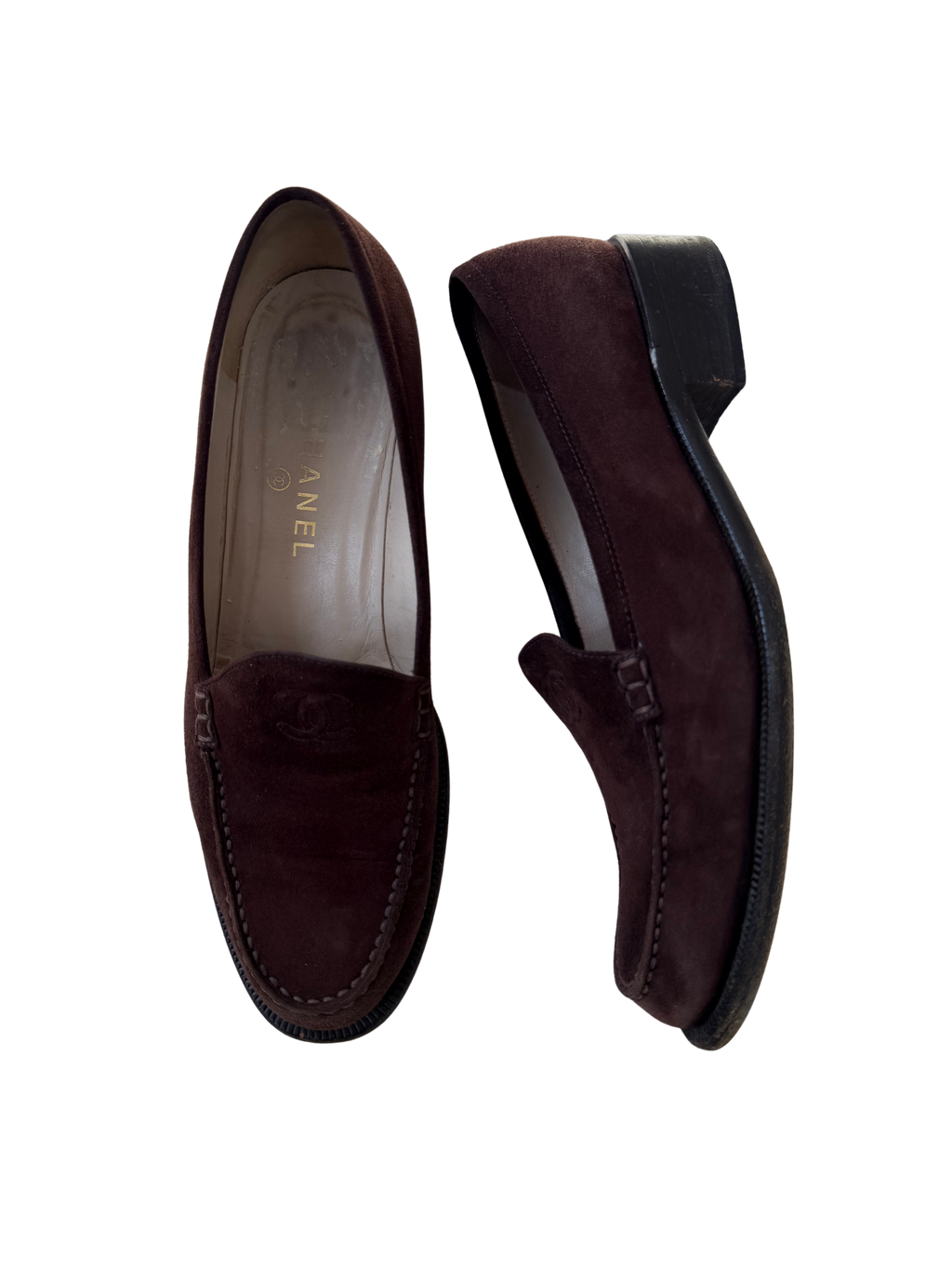 Chanel Suede Loafers 41