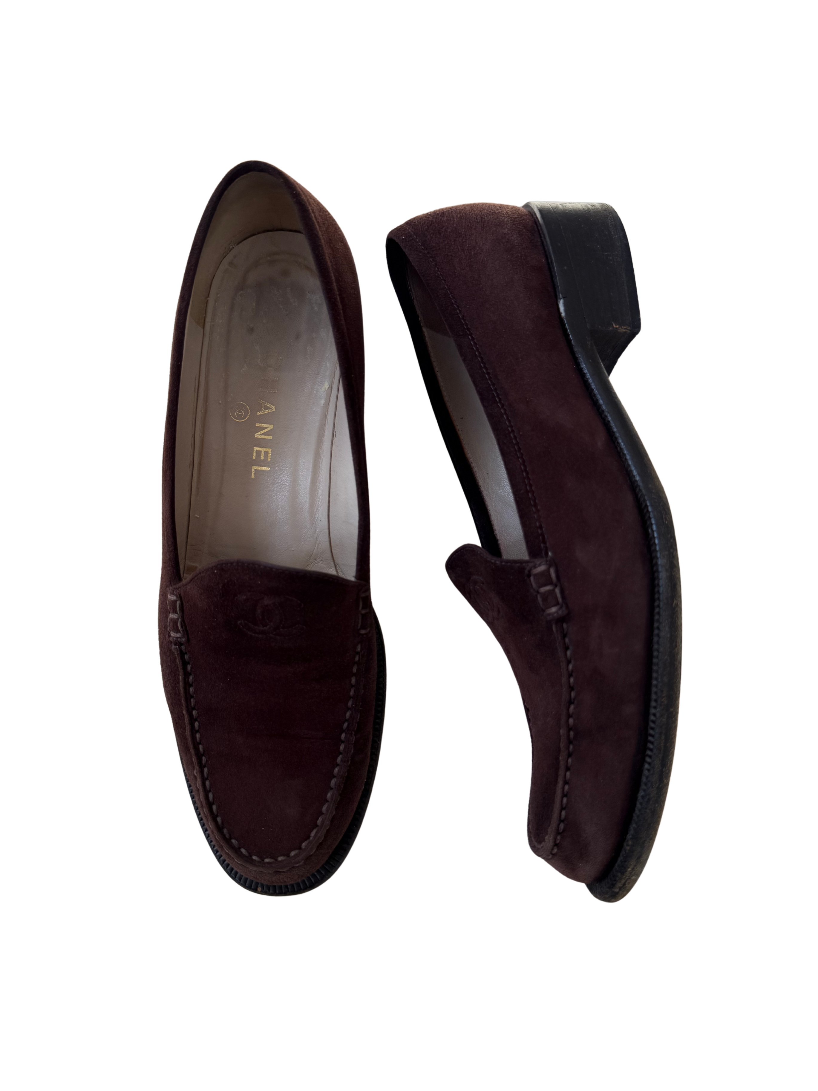 Chanel Suede Loafers 41