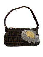 Fendi Zucca Mama Baguette Shoulder Bag
