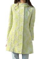 Estelle Allardale 1950s Green Jacquard Jacket