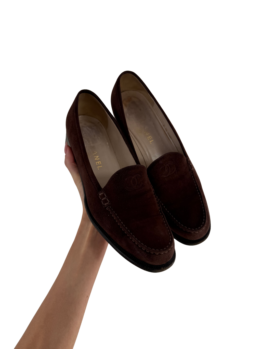 Chanel Suede Loafers 41