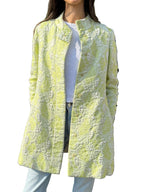 Estelle Allardale 1950s Green Jacquard Jacket