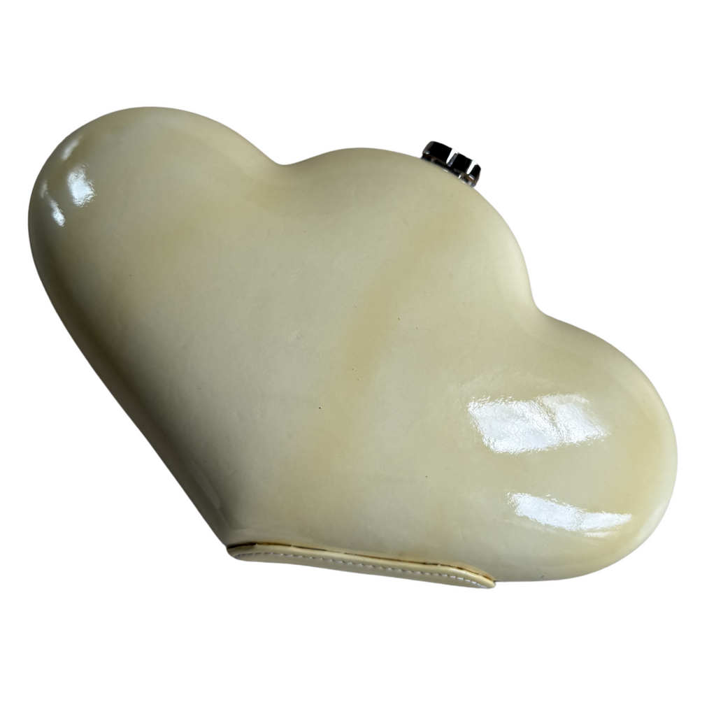 Chanel Double Heart Limited Edition Patent Leather Bag