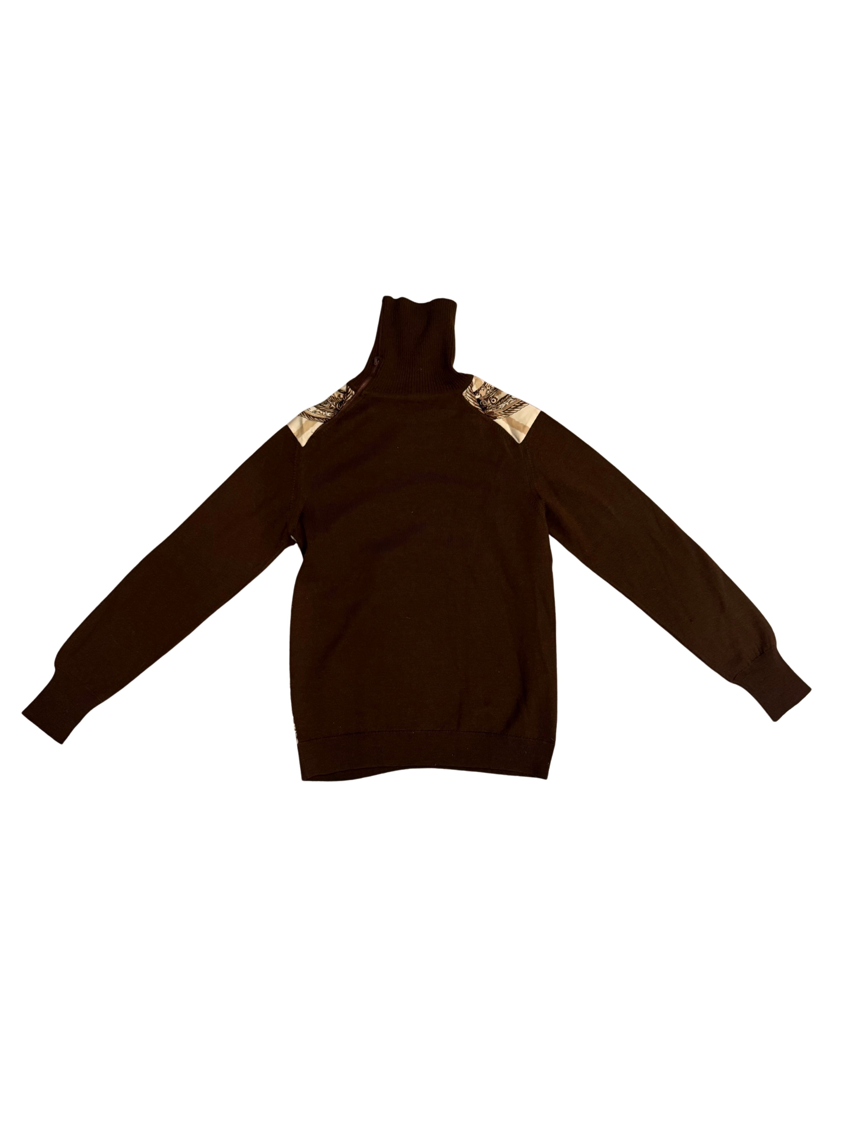Hermes Silk Turtleneck Sweater