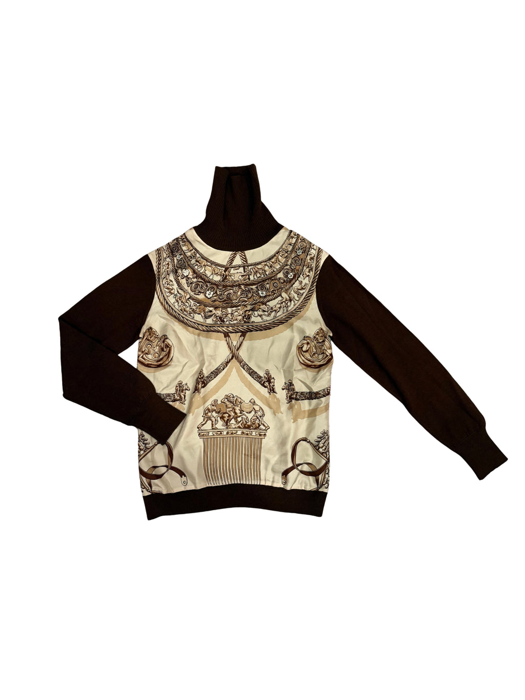 Hermes Silk Turtleneck Sweater