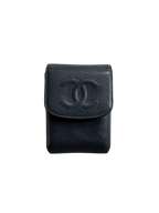 Chanel CC Caviar Cigarette Case