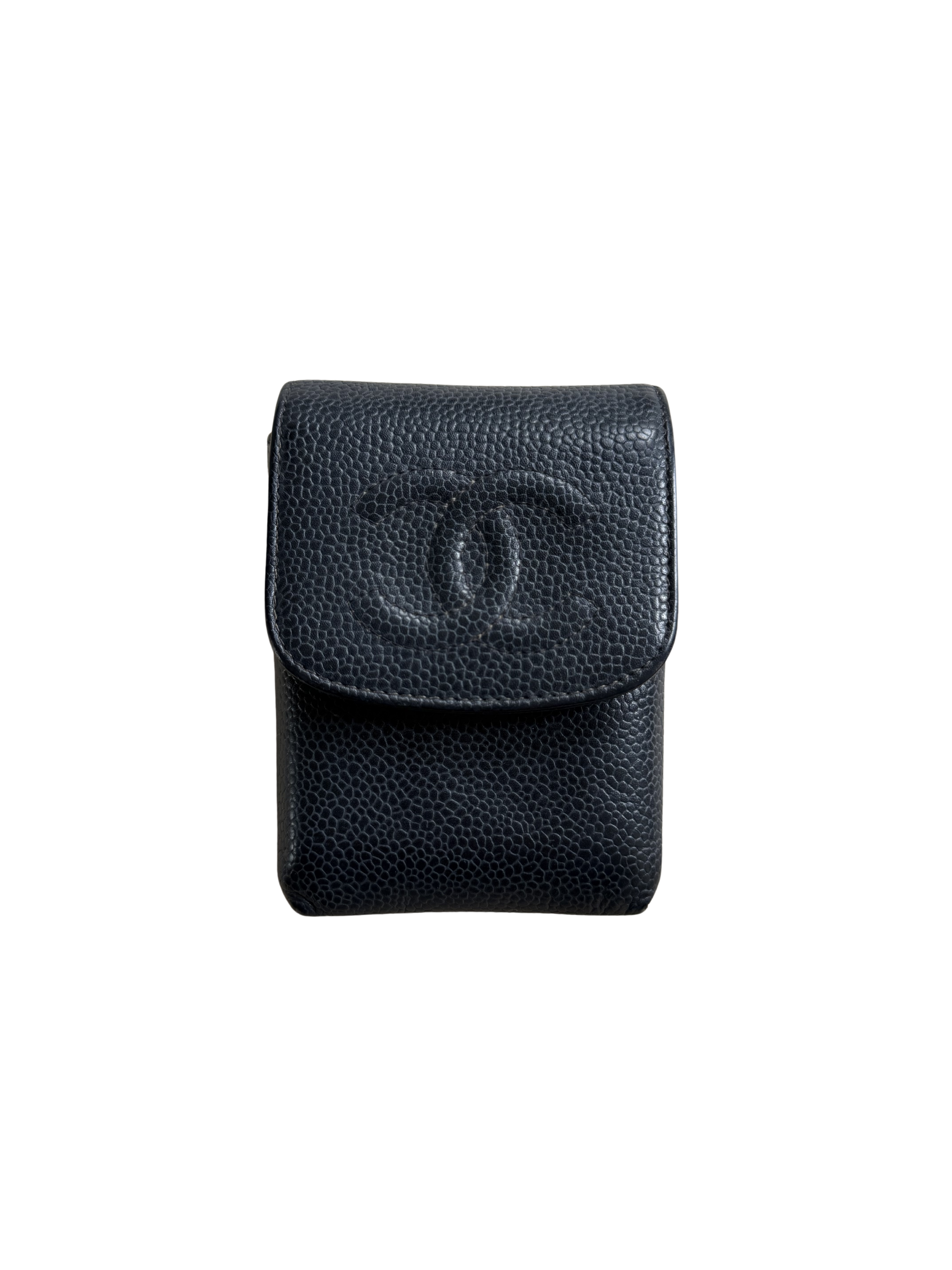 Chanel CC Caviar Cigarette Case