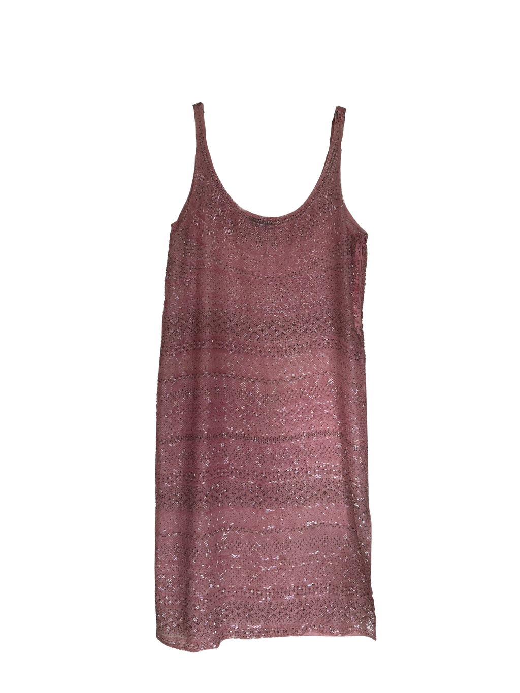 Halston 1970s Beaded Dress