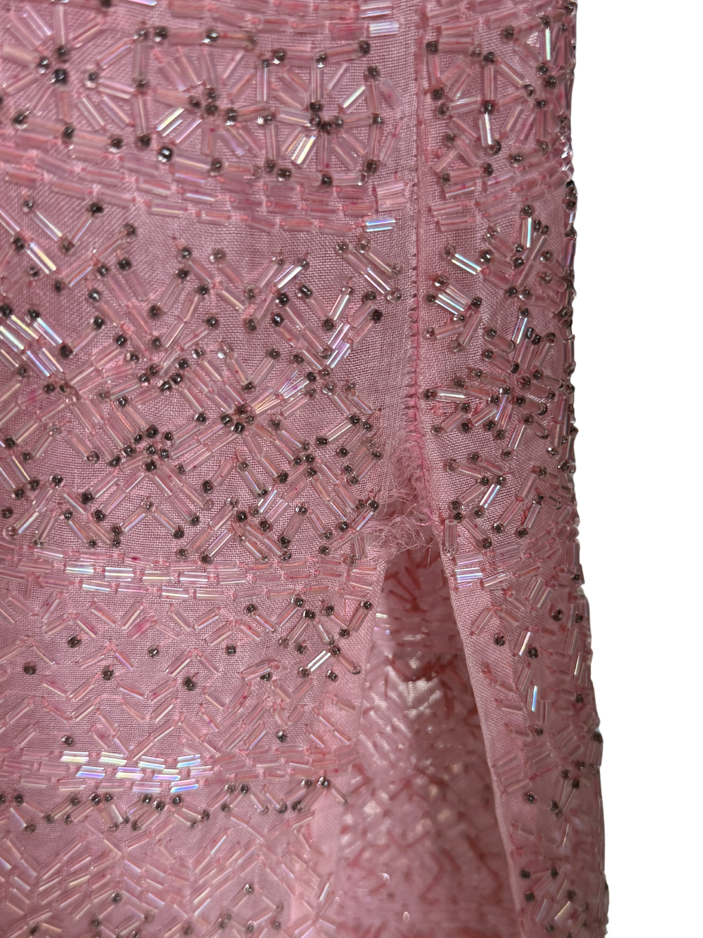 Halston 1970s Beaded Dress