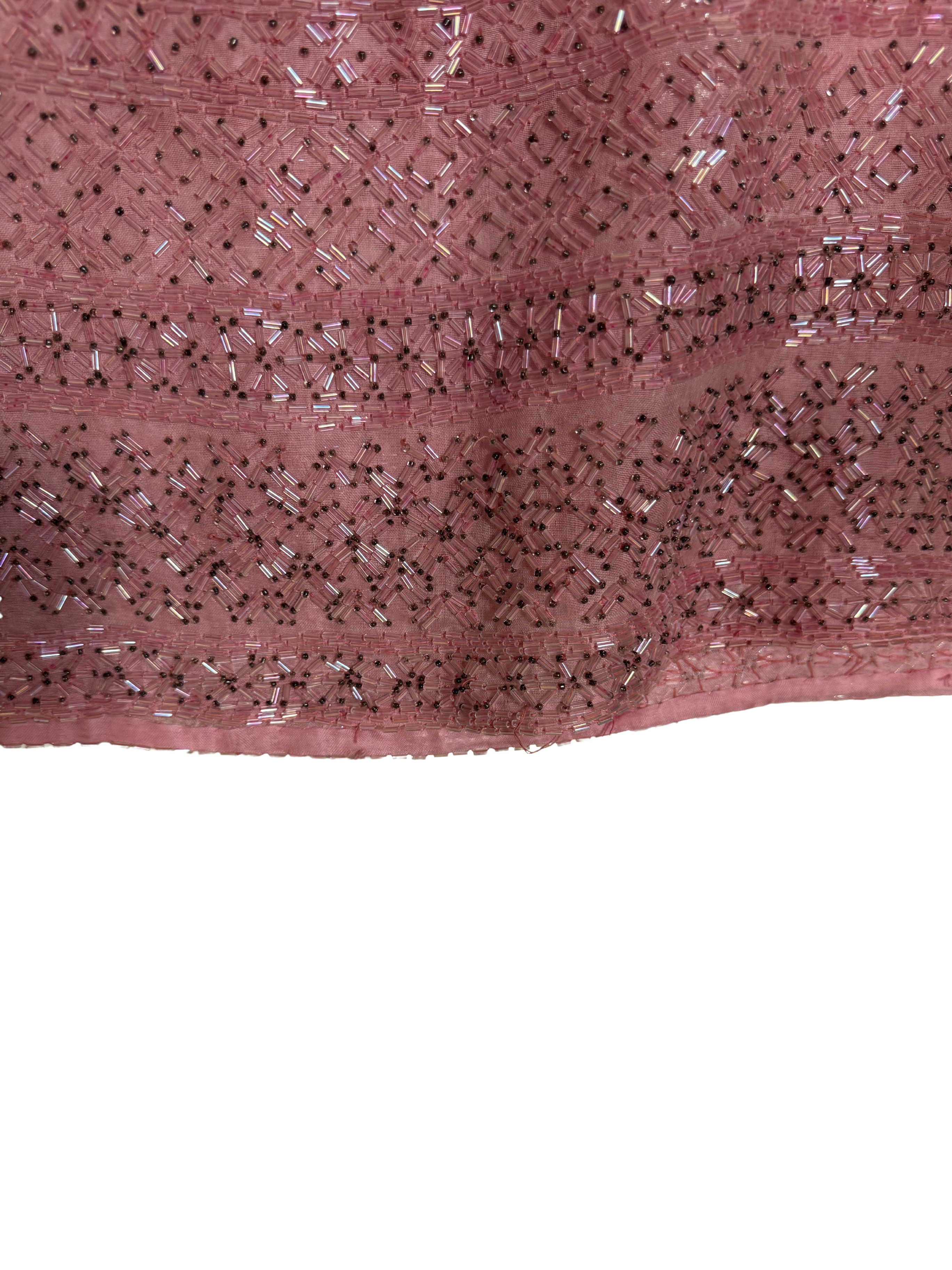 Halston 1970s Beaded Dress