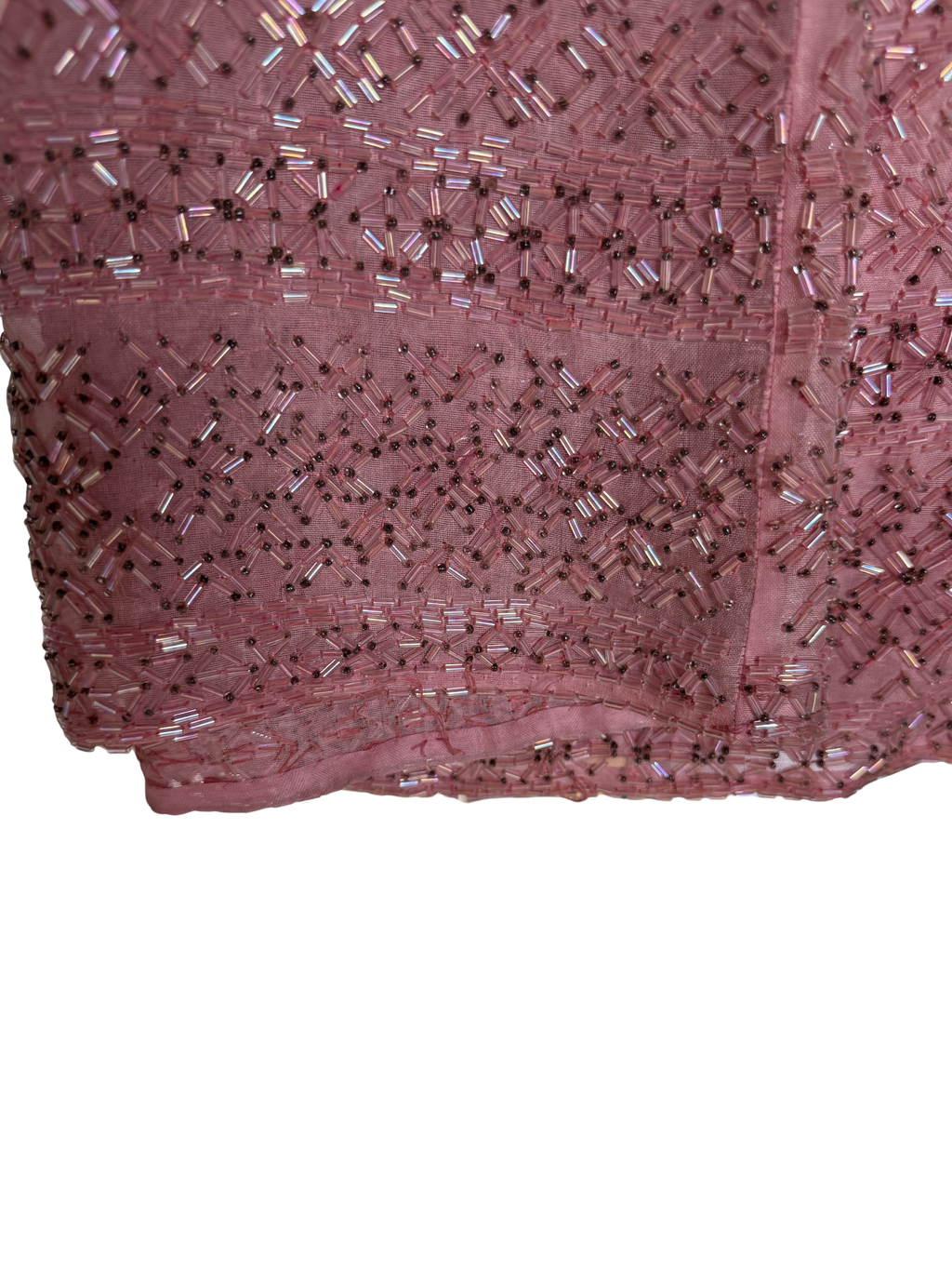 Halston 1970s Beaded Dress