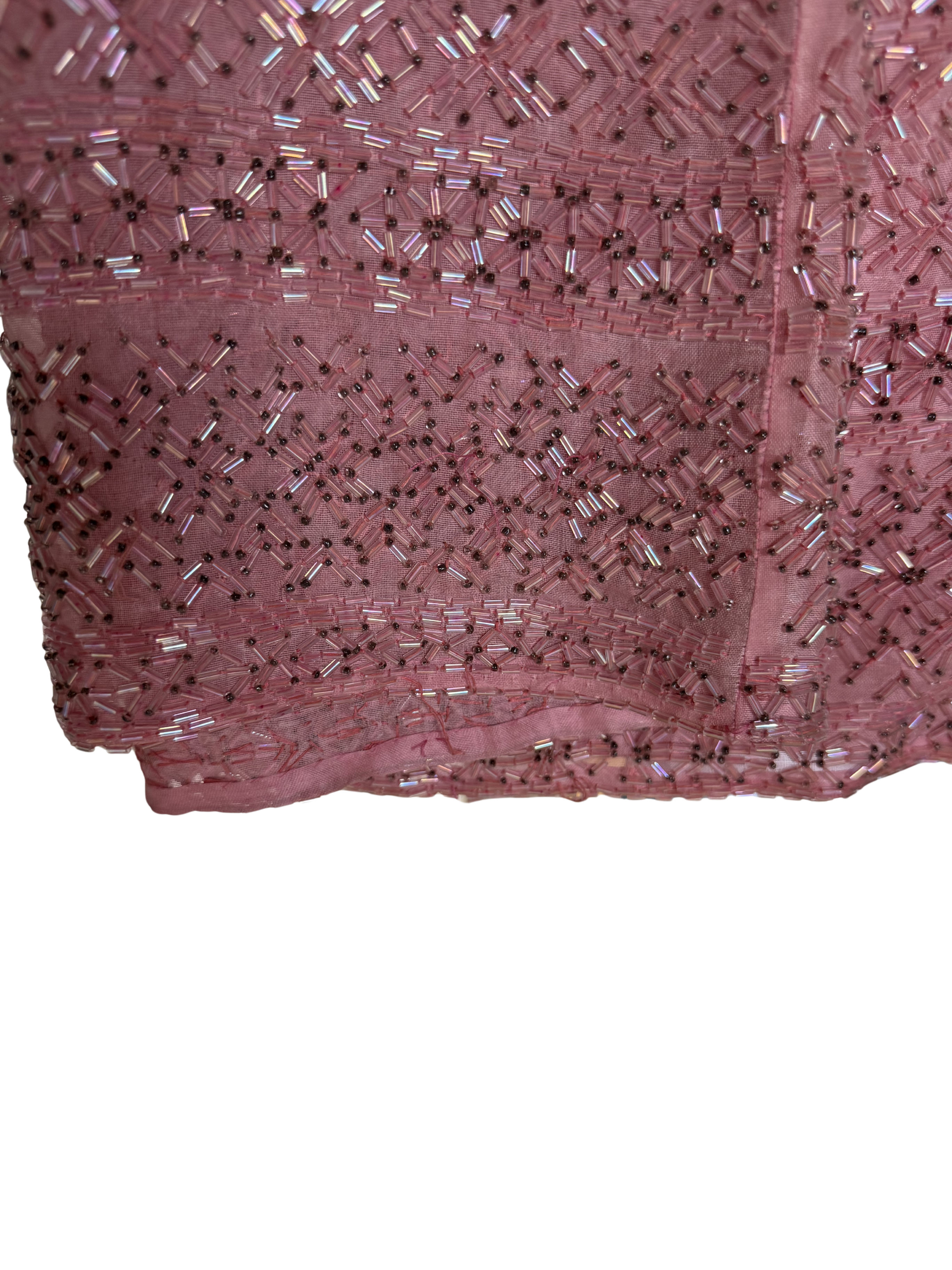 Halston 1970s Beaded Dress