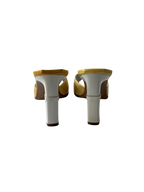 Chanel 2001 Yellow Patent Leather Mules