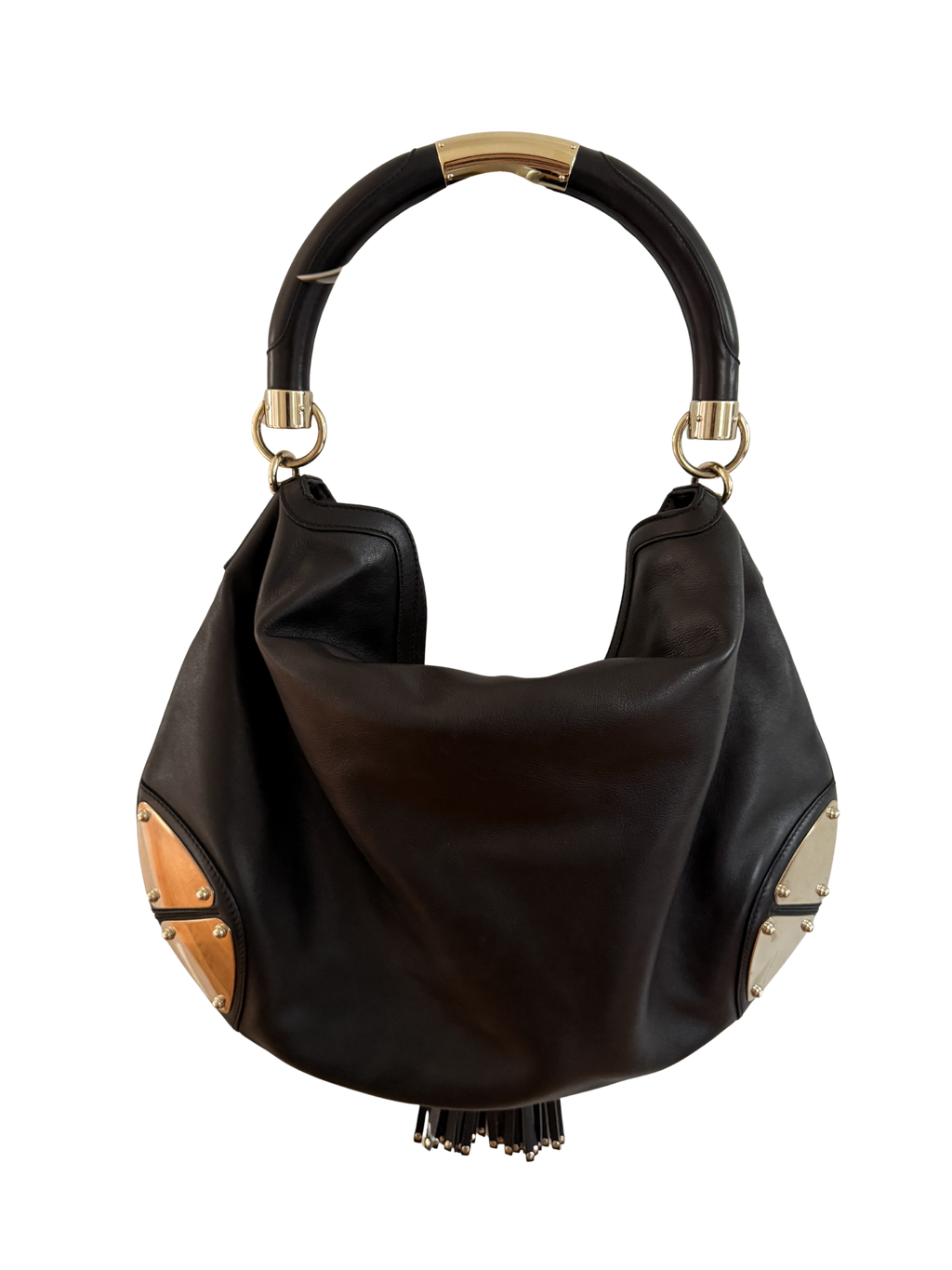 Gucci Indy Leather Hobo Bag