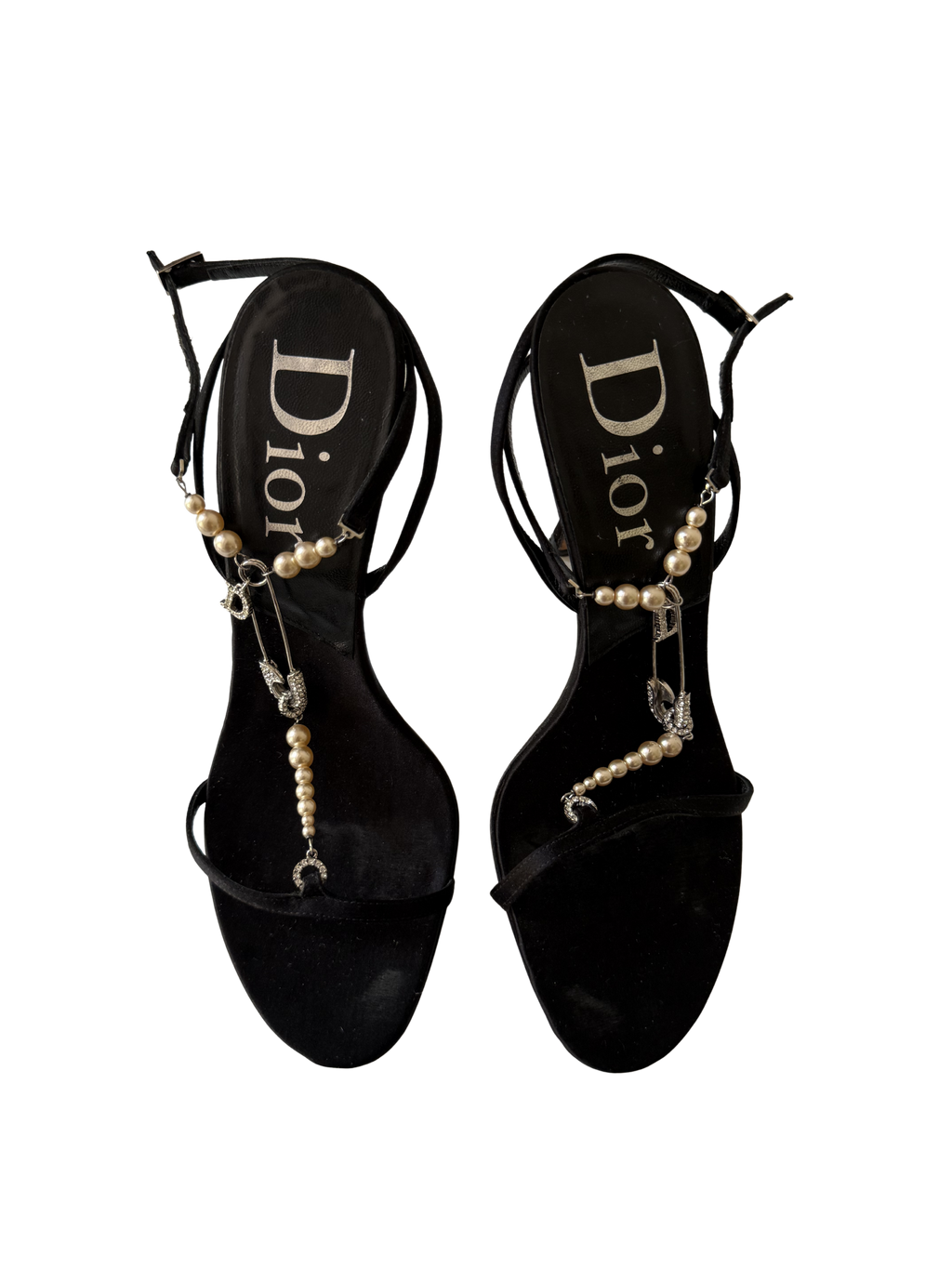 Dior John Galliano SS 2004 Satin Pearl Heels