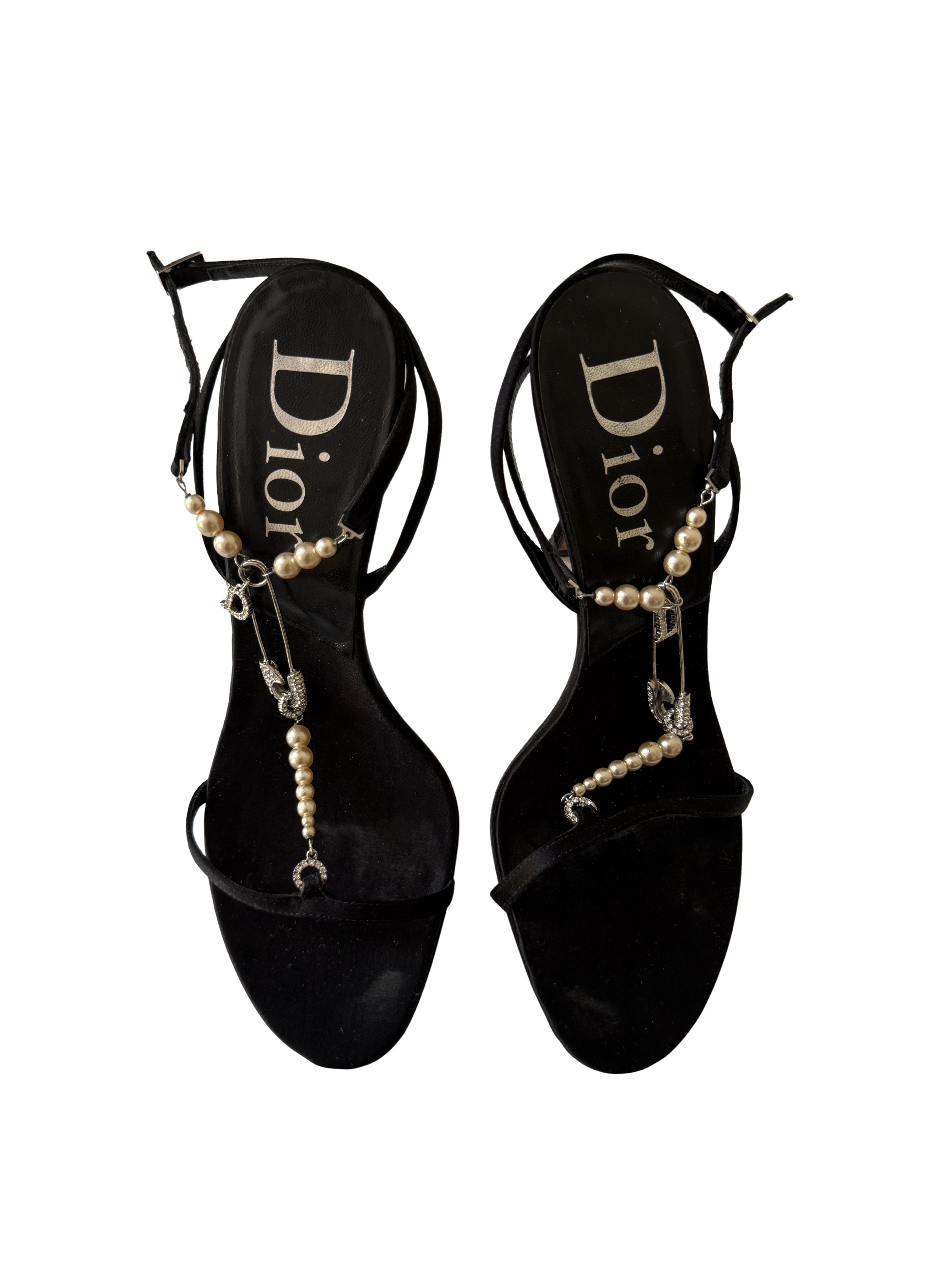 Dior John Galliano SS 2004 Satin Pearl Heels