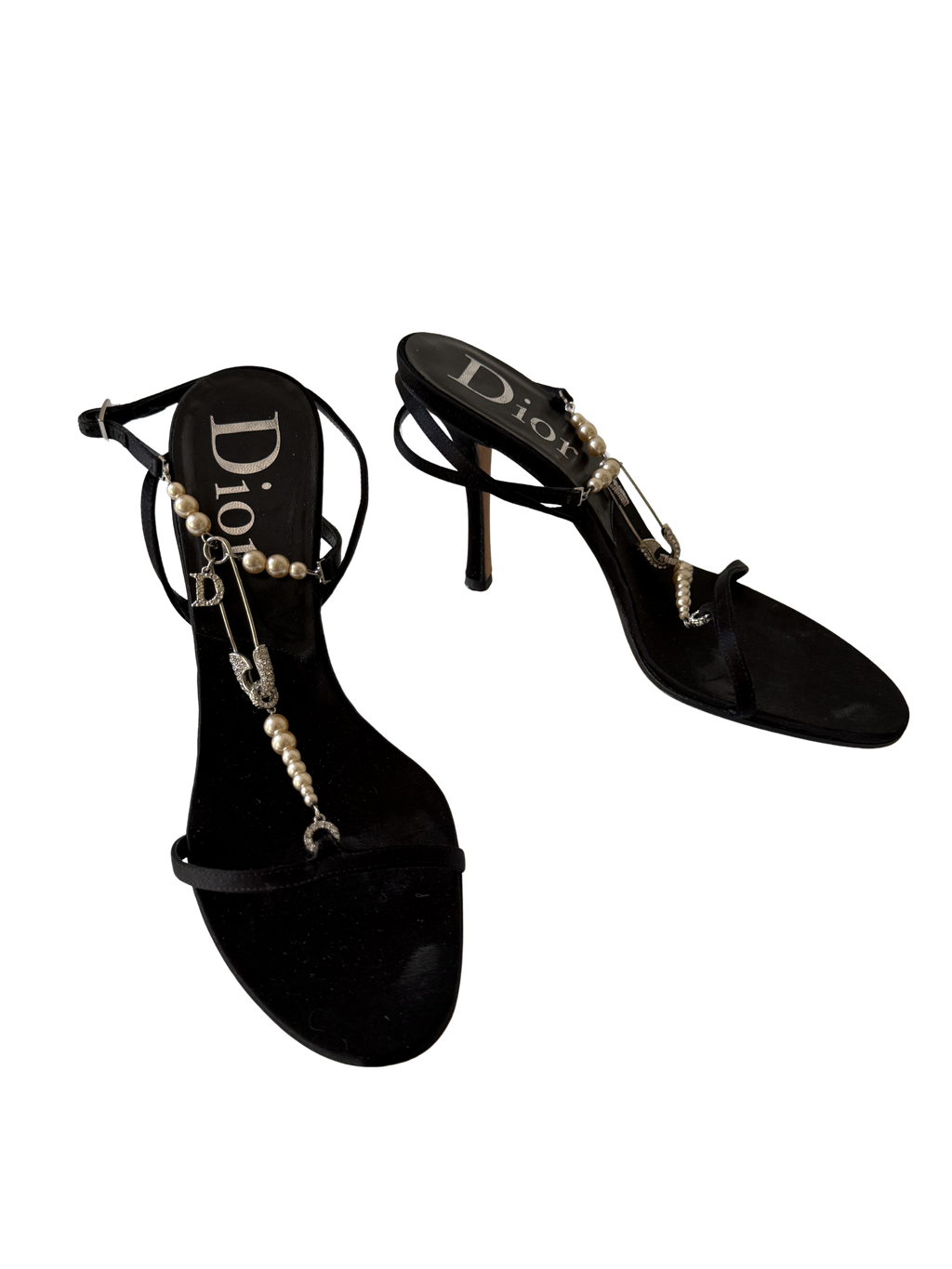 Dior John Galliano SS 2004 Satin Pearl Heels