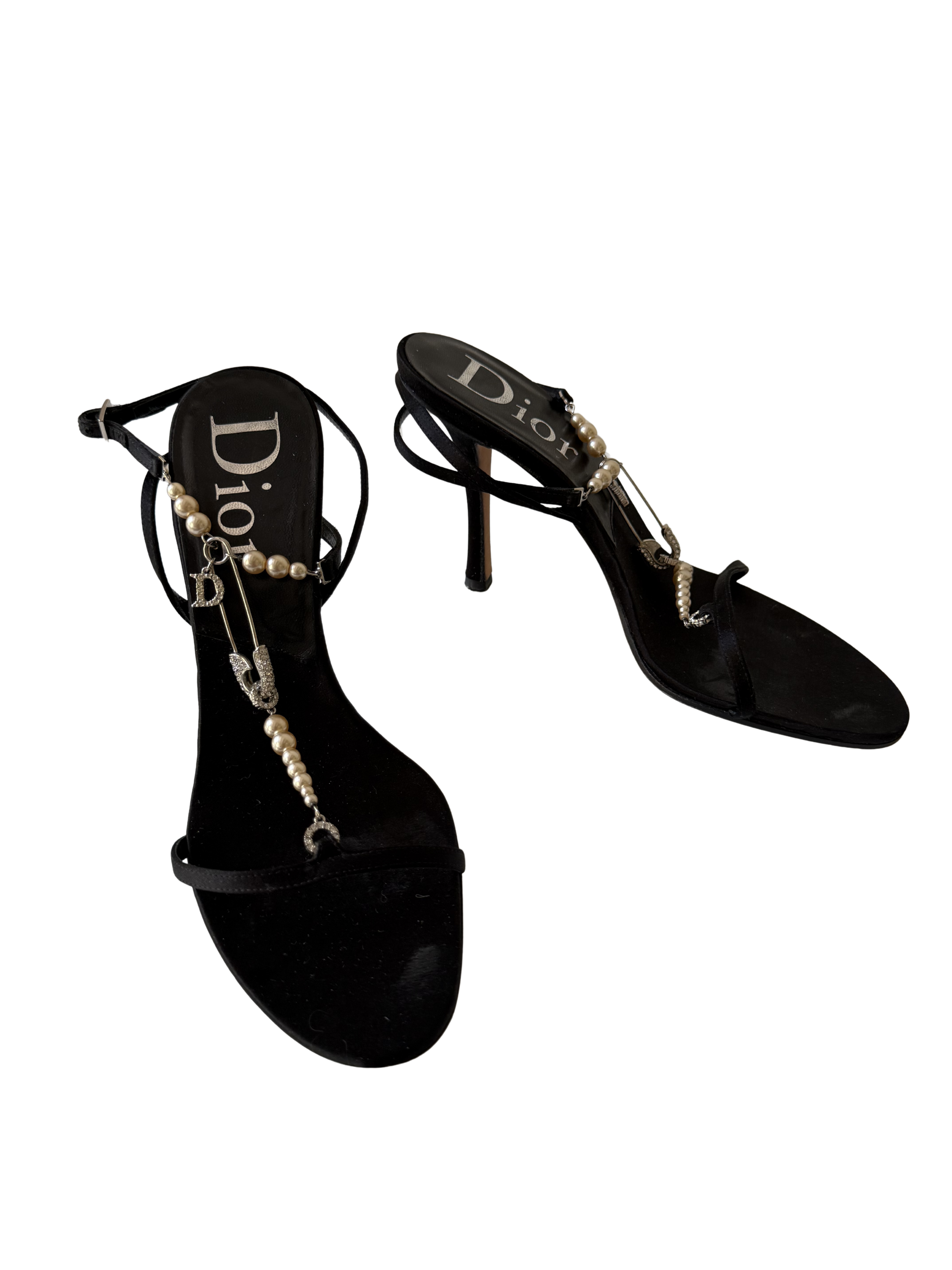 Dior John Galliano SS 2004 Satin Pearl Heels