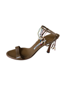 Manolo Blahnik Beaded Tassel Heels