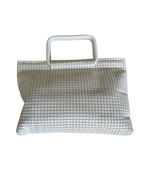 Vintage 1950’s White Beaded and Lacquer Bag