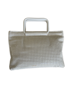 Vintage 1950’s White Beaded and Lacquer Bag