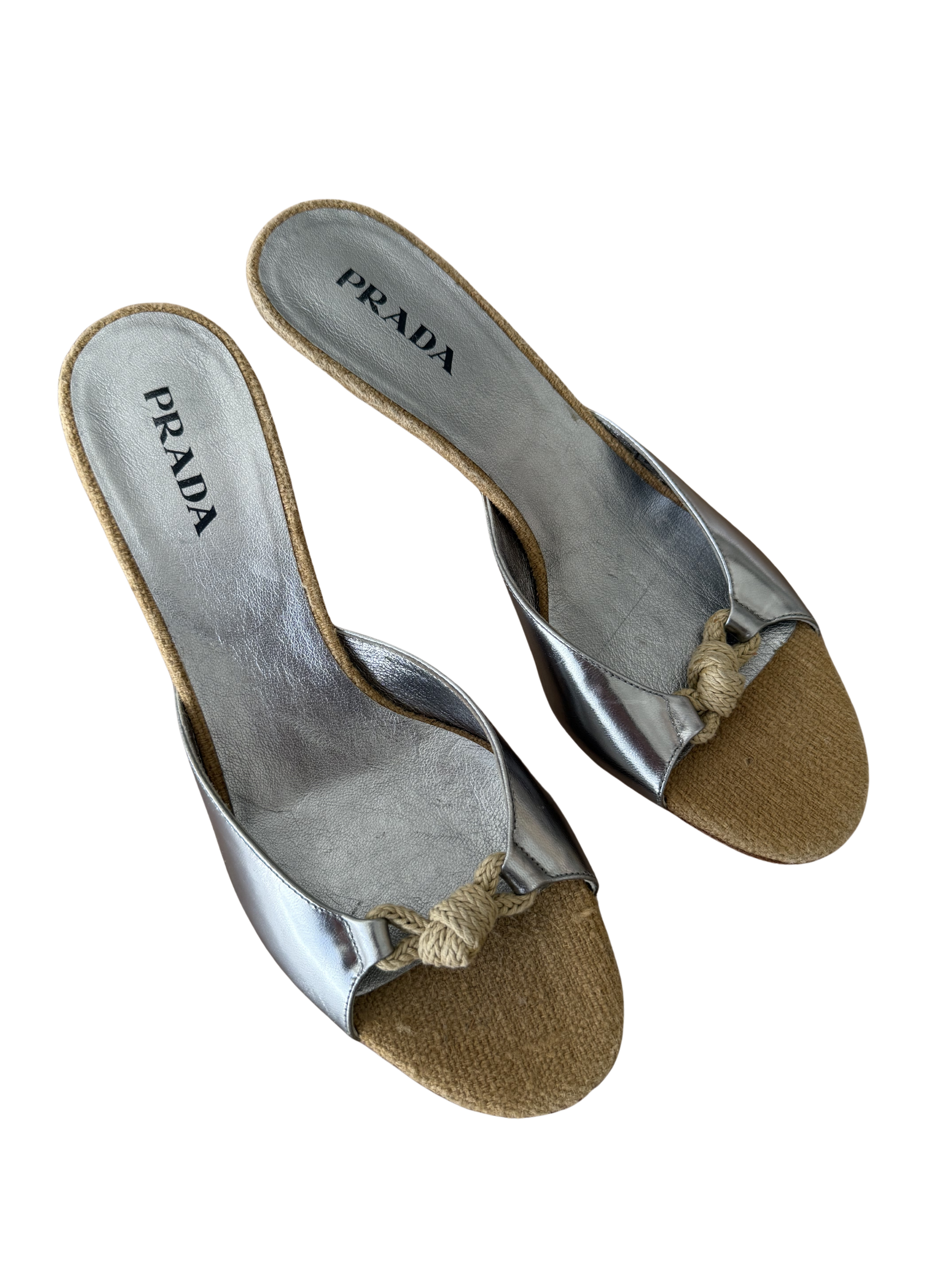 Prada Rope Kitten Heels