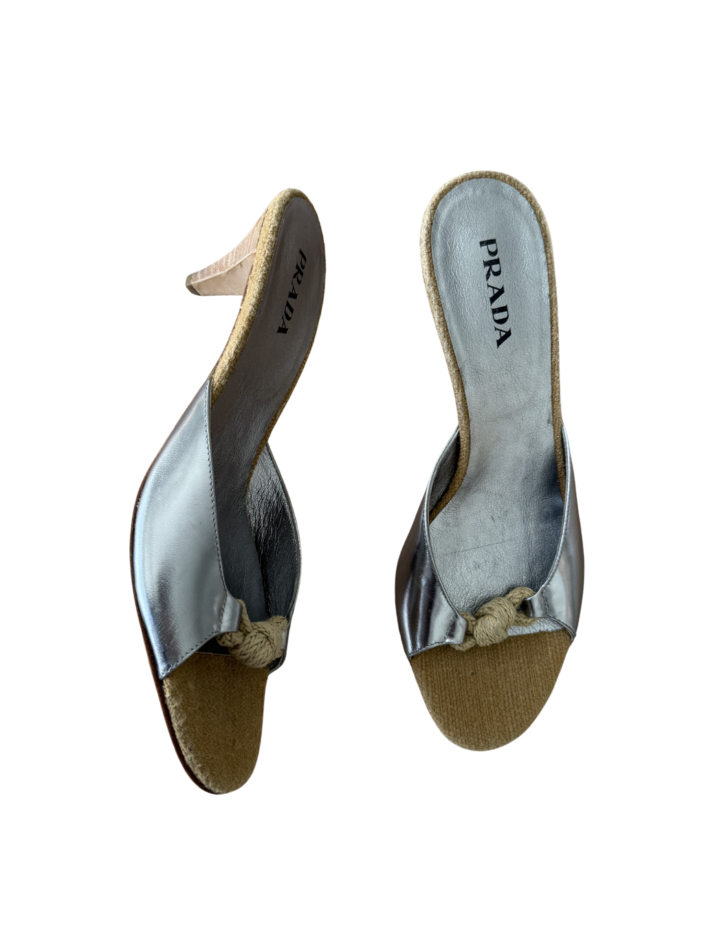 Prada Rope Kitten Heels