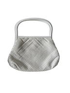 Vintage 1950’s White Lacquer Top Handle Bag
