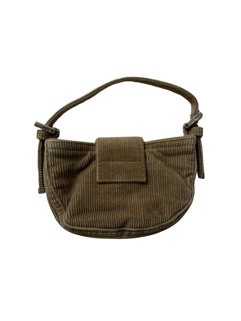 Fendi Corduroy Mini Croissant Bag