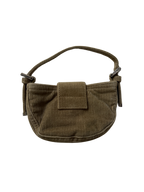 Fendi Corduroy Mini Croissant Bag
