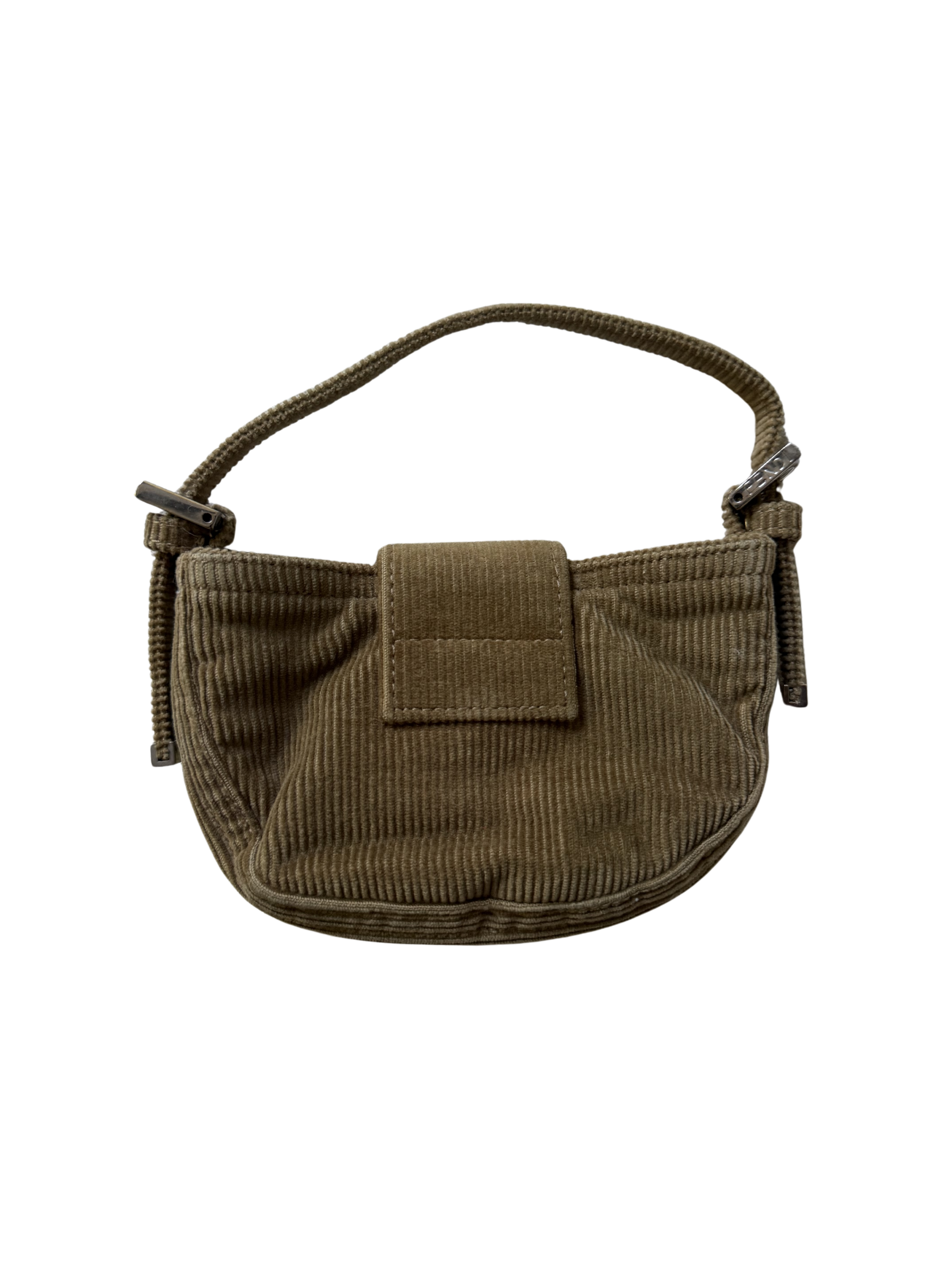Fendi Corduroy Mini Croissant Bag