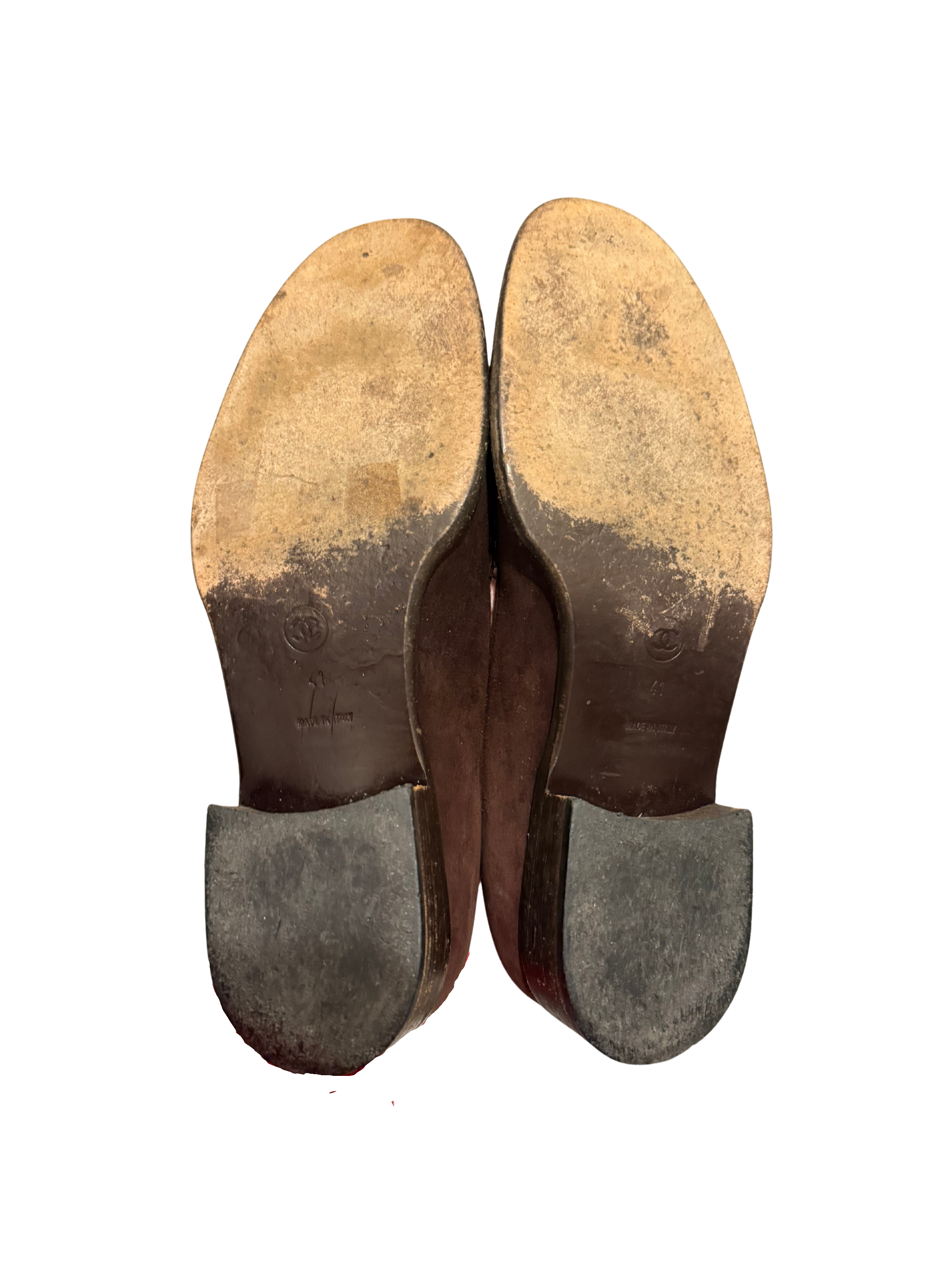 Chanel Suede Loafers 41