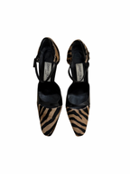 Jimmy Choo Zebra Ponyhair Heels 36.5