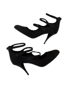 Chanel Satin Heels 38