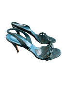 Dolce & Gabbana Blue Snakeskin Heels (38)