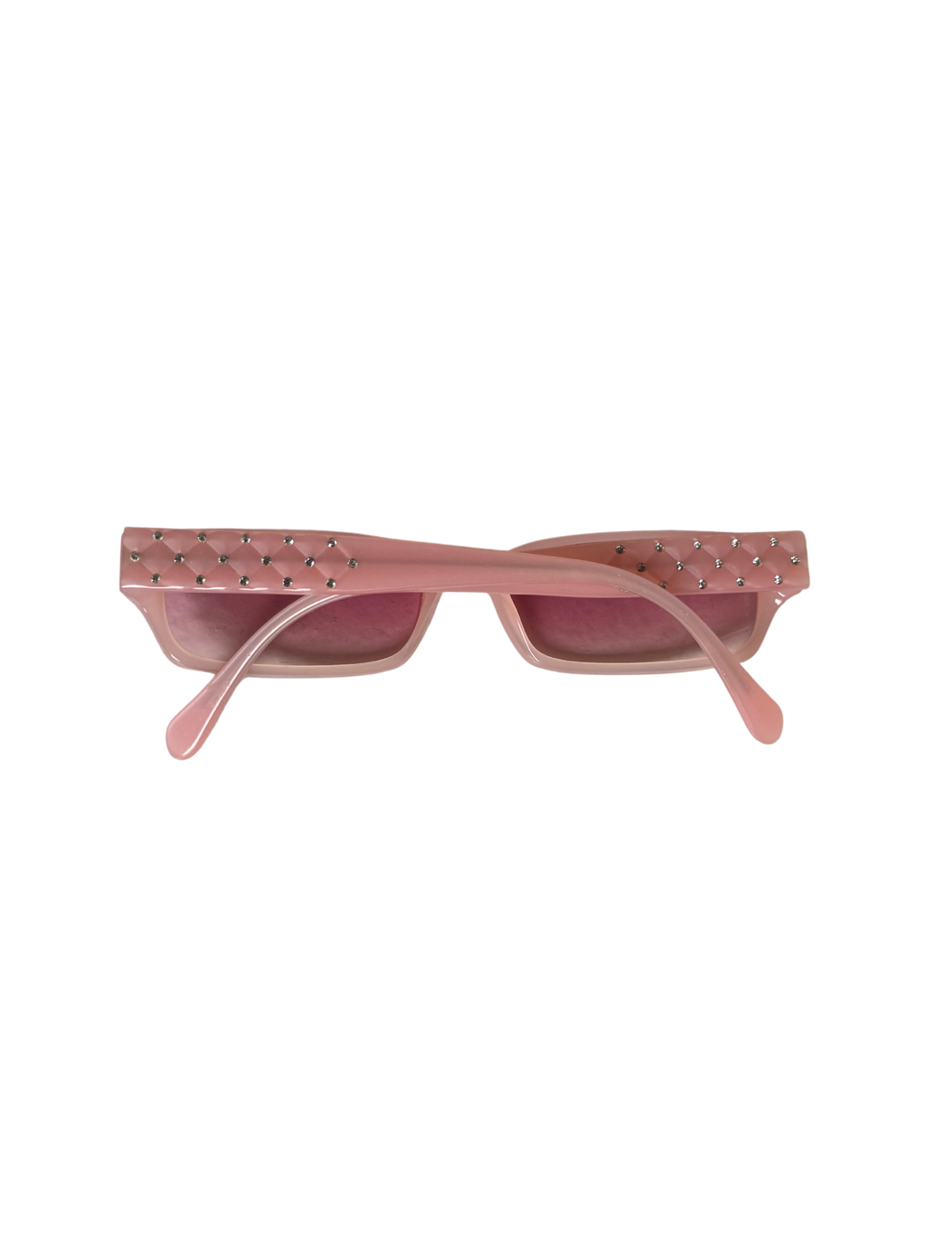 Chanel Pink Rhinestone Sunglasses