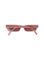 Chanel Pink Rhinestone Sunglasses