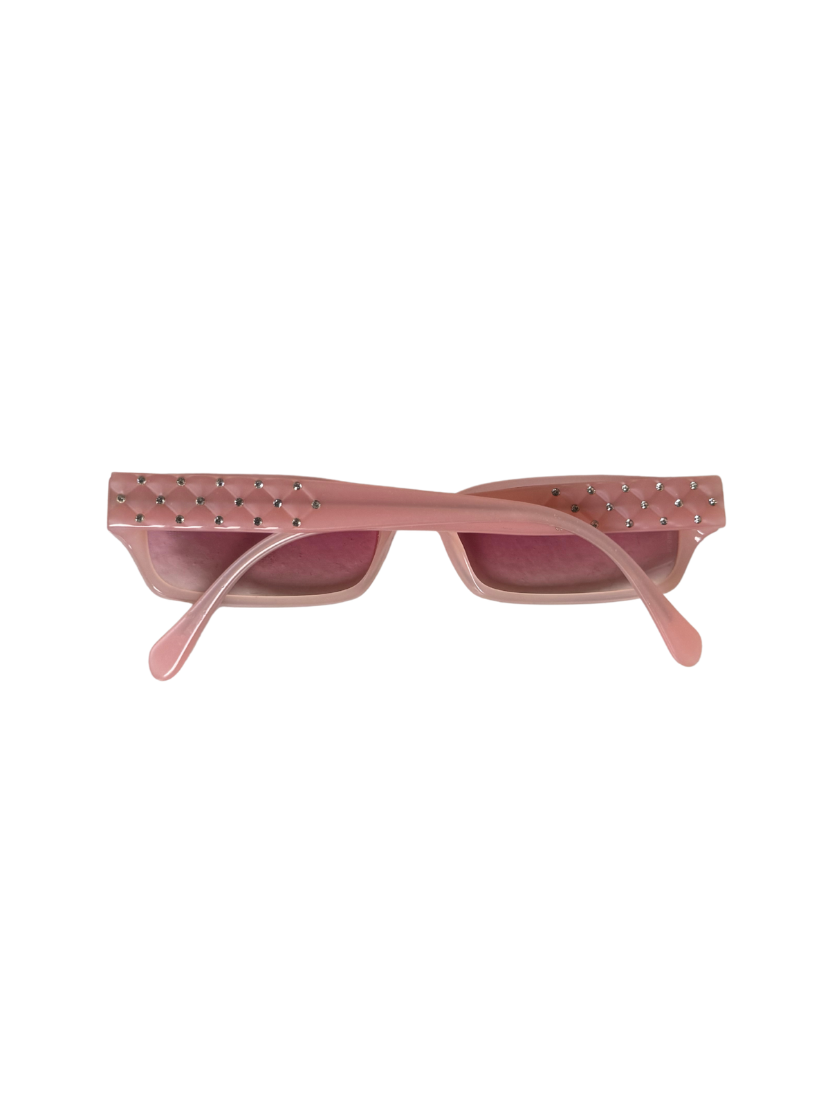 Chanel Pink Rhinestone Sunglasses