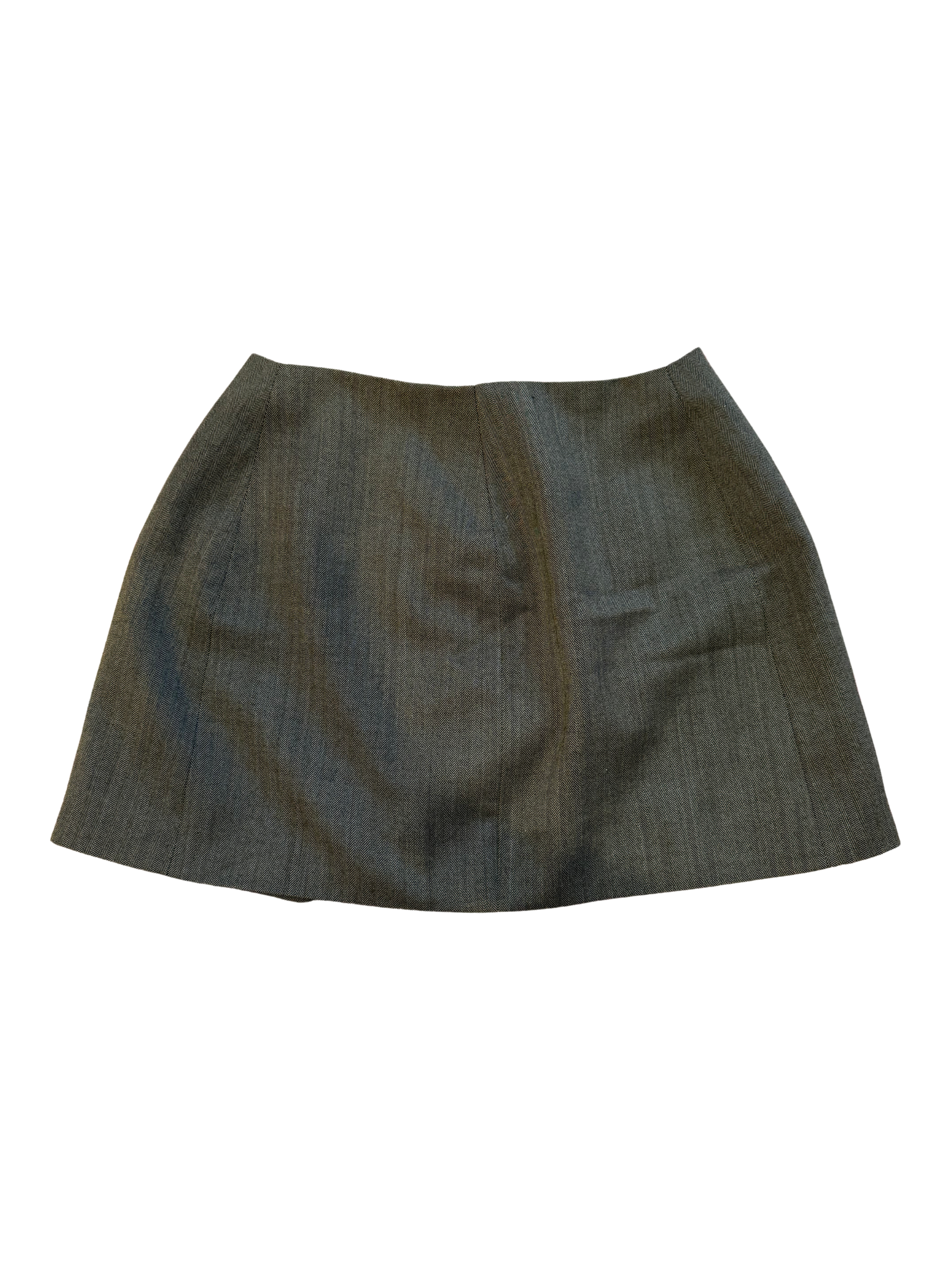 Vintage Wrap Mini Skirt