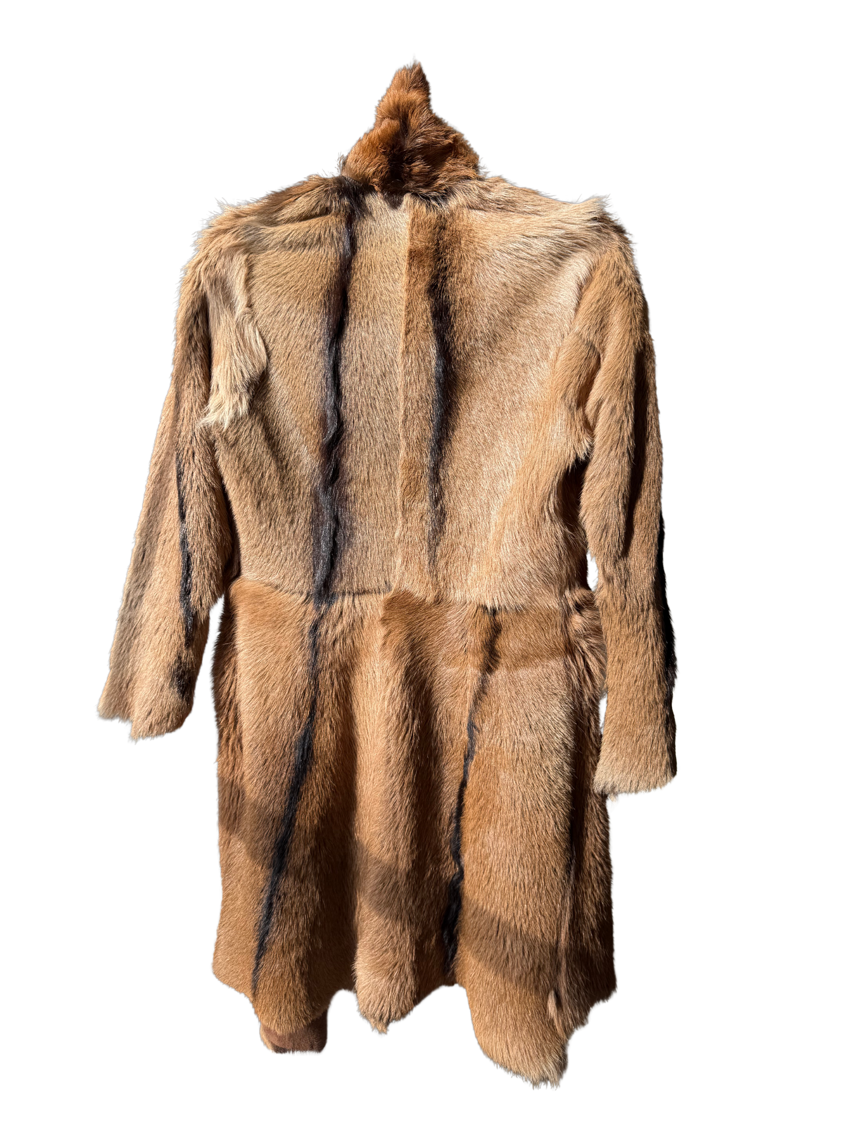 Vintage Fur Suede Coat