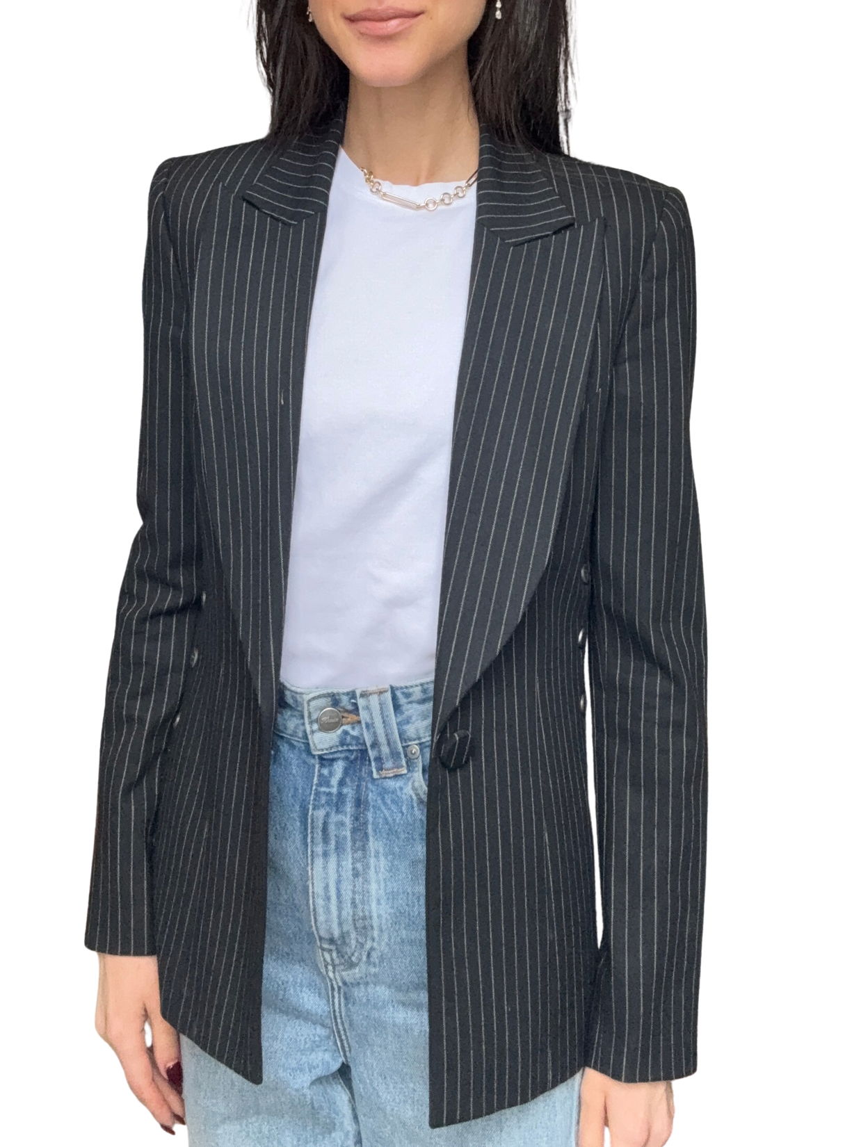 Vintage Pinstripe Blazer