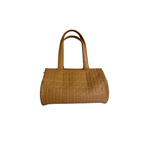 Chanel Beige Quilted Chocolate Bar Bag