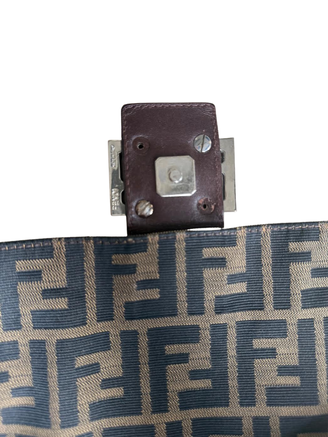 Vintage Fendi Zucca Mamma Baguette Bag